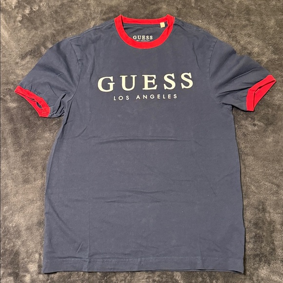 Guess Men's Kirk Ringer Logo Tee - S - Picture 1 of 3